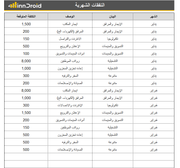 اكسل - تقدير واحتساب مصاريف تأسيس مشروع