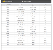 اكسل - تقدير واحتساب مصاريف تأسيس مشروع