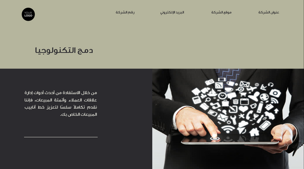قالب بوربوينت - عرض المبيعات - 20 شريحة