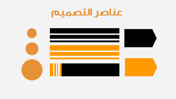 قالب بوربوينت استشارات إدارة إستراتيجية تكنولوجيا المعلومات - شريحة عرض عن عناصر التصميم المستخدمة في العرض.