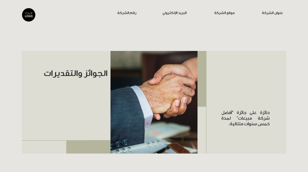   قالب بوربوينت - عرض المبيعات (21 شريحة)