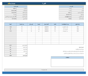 نموذج إكسل - فاتورة تجارية وقائمة التعبئة