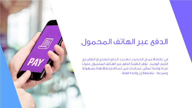عرض تقديمي - تعريف خدمة الدفع عبر الهاتف المحمول-41 شريحة