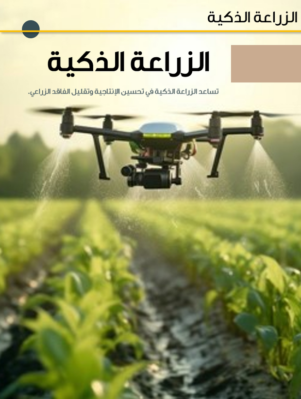 قالب عرض بوربوينت عرض الزراعة الذكية -26 شرائح