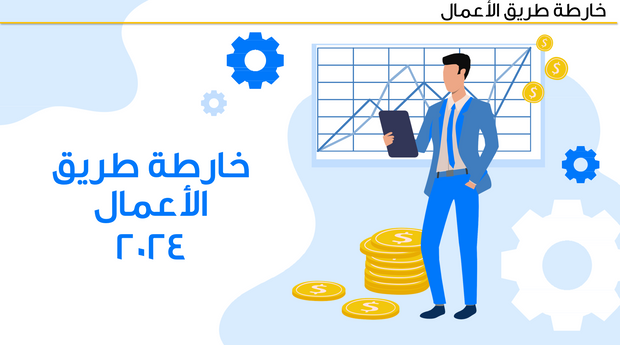 قالب بوربوينت- خارطة طريق الأعمال 10 شريحة عرض
