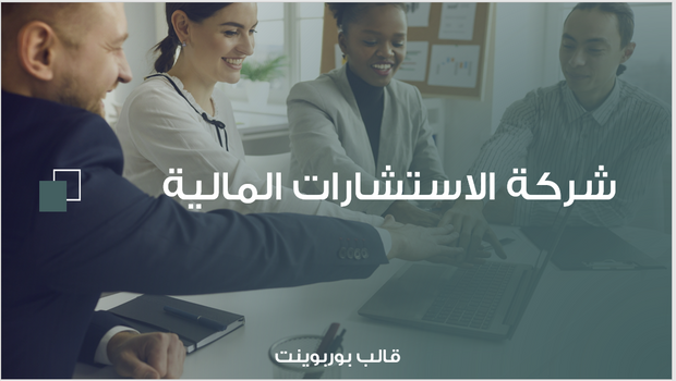 عرض تقديمي -شركة استشارات مالية -13 شريحة