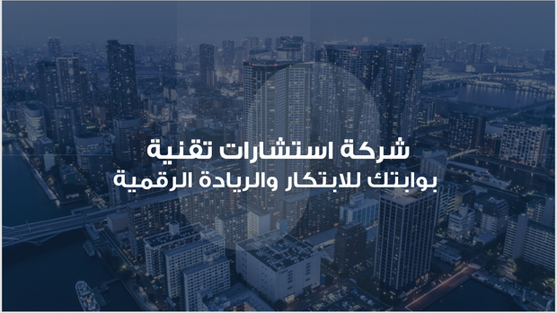 عرض تقديمي-شركة استشارات تقنية-13 شريحة