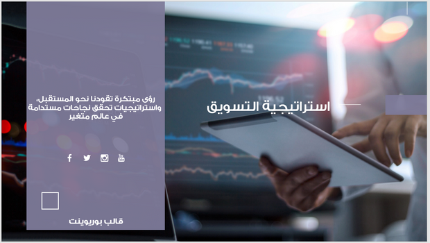 عرض تقديمي -استراتيجية التسويق -12شريحة