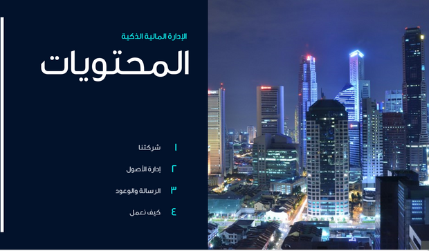 قالب عرض تقديمي عرض الإدارة المالية الذكية -51 شريحة