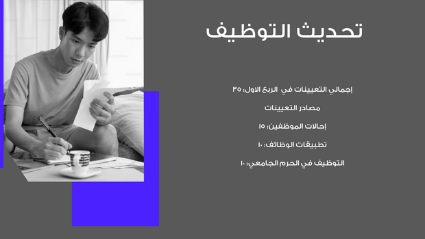 ملف بور بوينت العرض التقديمي تقرير الموارد البشرية- 12 شريحة