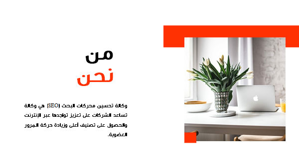 قالب بوربوينت وكالة تحسين محركات البحث - شريحة عرض عن من نحن.
