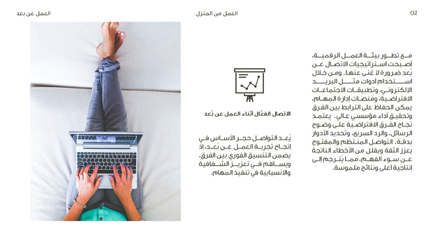 عرض تقديمي - العمل عن بعد -41 شريحة