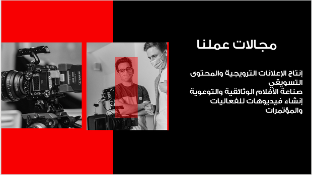 عرض تقديمي - شركة تصميم وإنتاج الفيديوهات الترويجية والإعلانية -12 شريحة