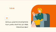 قالب عرض تقديمي بوربوينت عرض خدمة التوصيل أونلاين -14 شريحة