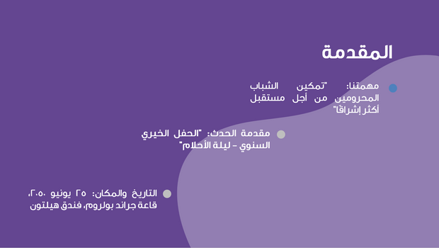 قالب عرض تقديمي بوربوينت نتائج الفعاليات للمنظمات غير الربحية- 10 شرائح