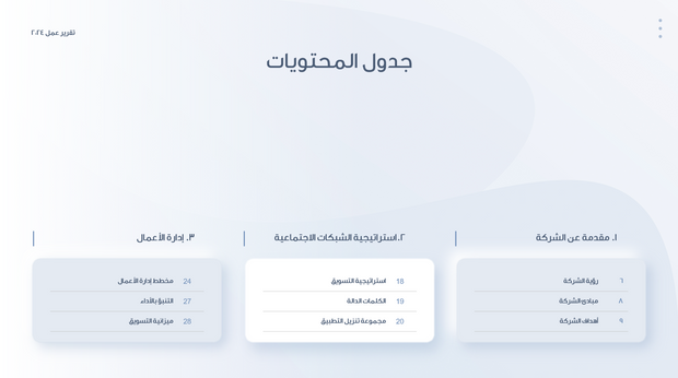 قالب عرض تقديمي تقرير عمل- 30 شريحة