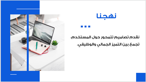 عرض تقديمي -شركة تصميم مواقع-12 شريحة