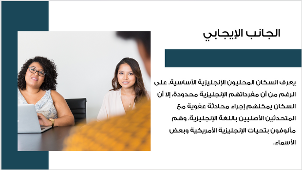 عرض تقديمي-شركة الترجمة والخدمات اللغوية-12 شريحة