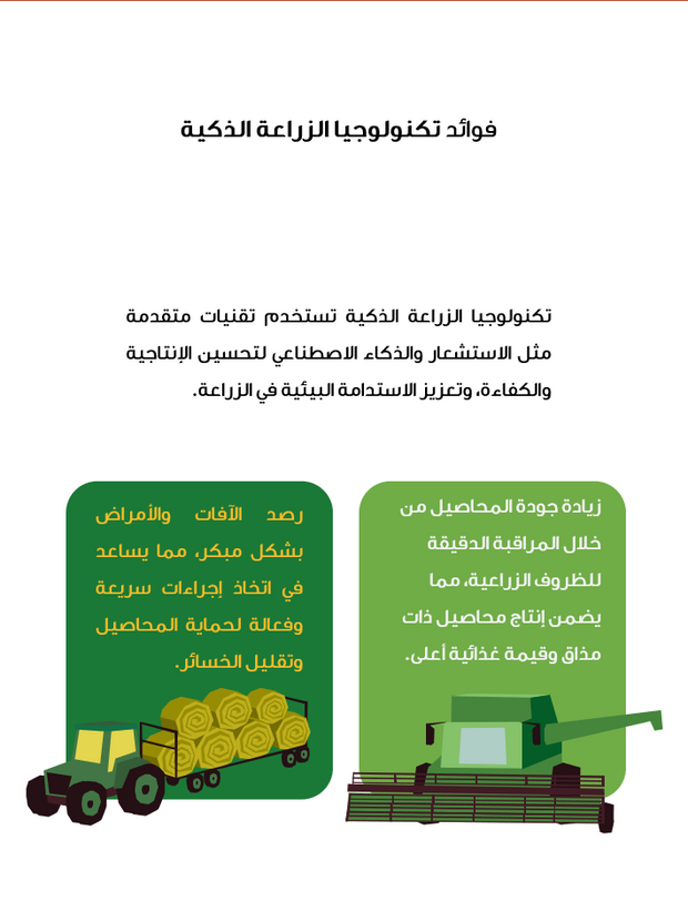 قالب عرض تقديمي عرض تكنولوجيا الزراعة الذكية -26 شرائح