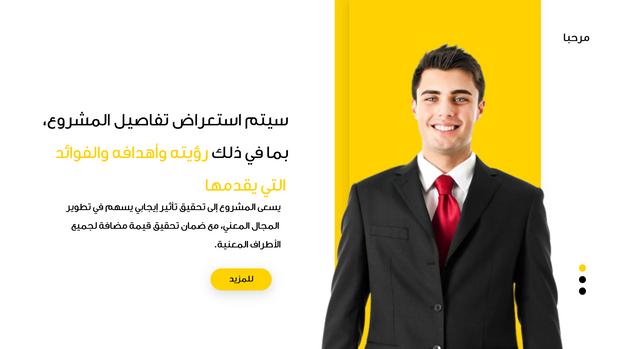 قالب عرض تقديمي بوربوينت عرض مشروع -14 شريحة