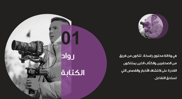 عرض تقديمي - 13 شريحة -وكالة رواد الكتابة