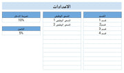 ملف اكسل كشف أجور عمل بالأيام