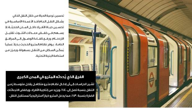 عرض تقديمي - قالب بوربوينت عن مترو الأنفاق -41 شريحة