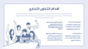 قالب عرض تقديمي بوربوينت عرض خطة عمل مقترح التعاون التجاري - 7 شريحة