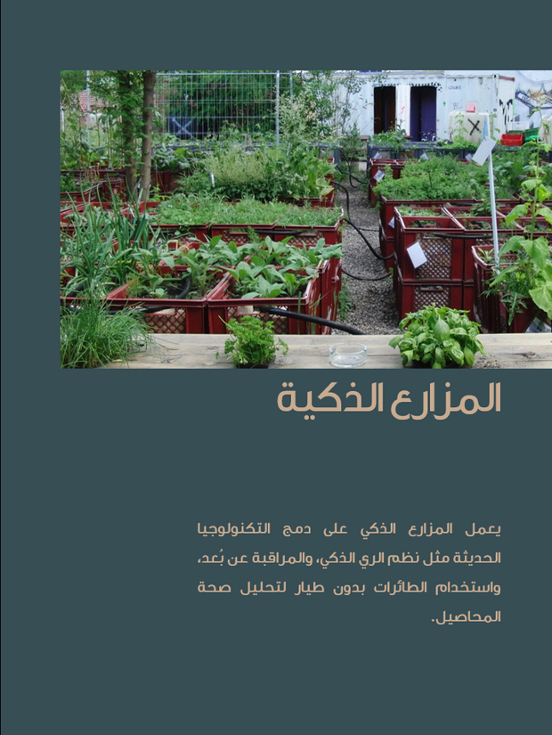 قالب عرض تقديمي عرض الزراعة الذكية -26 شرائح