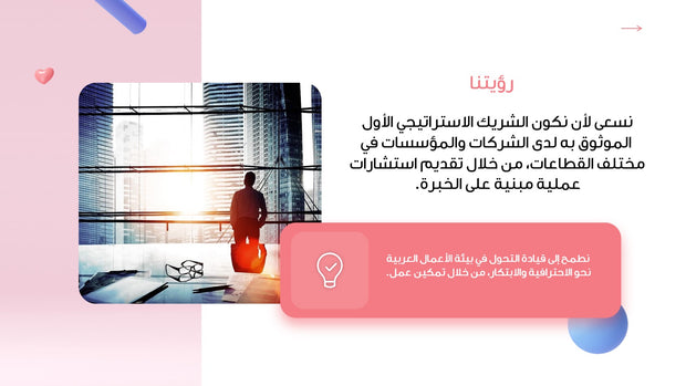 قالب عرض تقديمي بوربوينت عرض التعريف بشركة استشارات أعمال -14 شريحة