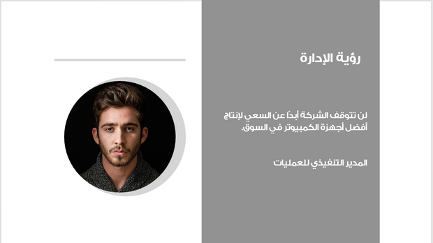 عرض تقديمي -شركة تكنولوجيا المعلومات والكمبيوتر-14 شريحة