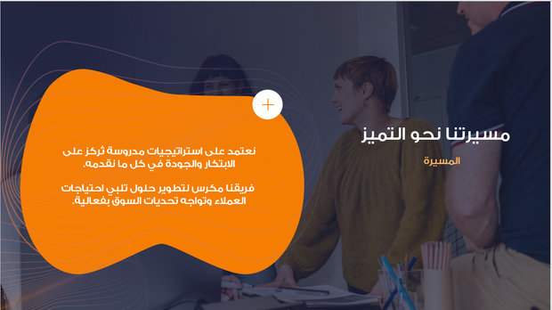 عرض تقديمي-رحلة نجاح شركة - 13 شريحة