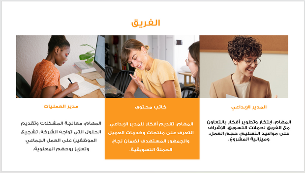 عرض تقديمي-خدمات وكالة الإعلان - 12 شريحة