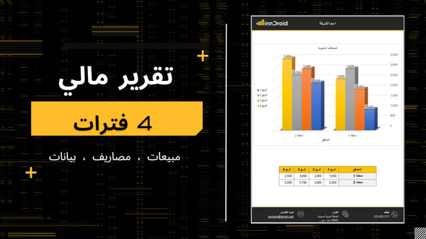 تقرير مالي 4 فترات