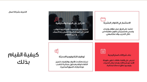 قالب عرض تقديمي بوربوينت عرض التعريف بشركة أعمال -14 شريحة