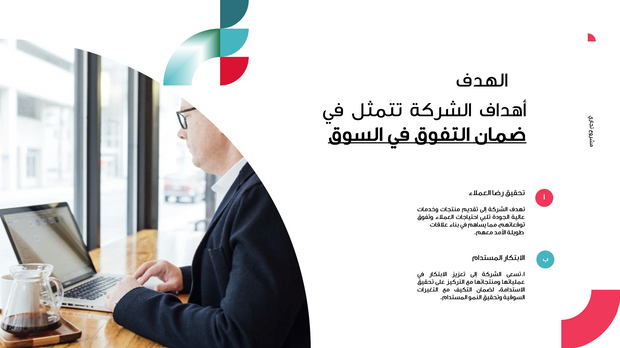 قالب عرض تقديمي بوربوينت عرض مشروع تجاري -14 شريحة