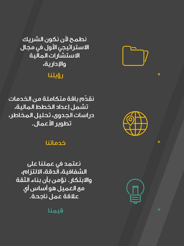 قالب عرض تقديمي بوربوينت عرض التعريف بشركة استشارات أعمال -27 شريحة