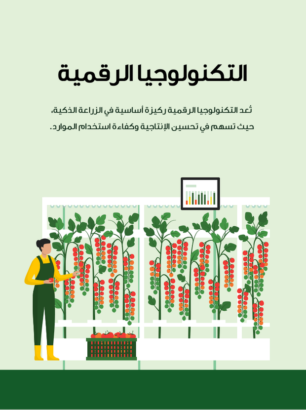 قالب عرض تقديمي عرض تكنولوجيا الزراعة الذكية -26 شرائح
