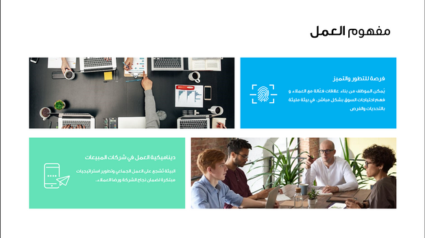 قالب عرض تقديمي بوربوينت متحرك إدارة المبيعات -17 شريحة