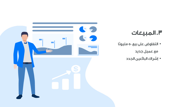 قالب بوربوينت- خارطة طريق الأعمال 10 شريحة عرض