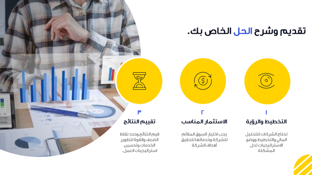 قالب بوربوينت -العرض المالي
