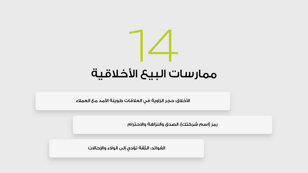 ملف بور بوينت العرض التقديمي افضل ممارسات المبيعات- 18 شريحة
