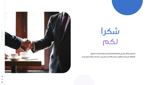 قالب عرض تقديمي بوربوينت عرض استراتيجية الأعمال -7 شرائح