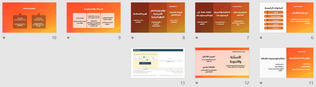 قالب عرض تقديمي بوربوينت التعريف بشركة نقل وخدمات لوجستية -13 شريحة