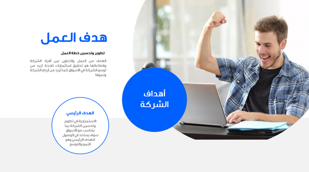 قالب بوربوينت- عرض عمل 30 شريحة عرض