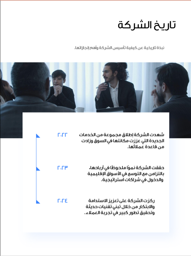 قالب عرض تقديمي بوربوينت عرض دليل عمليات الشركات -21 شريحة