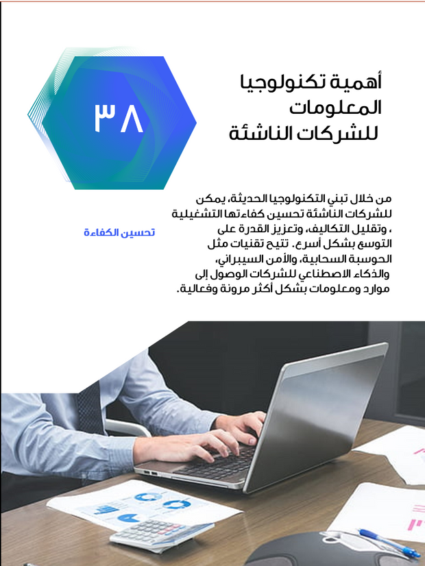 قالب عرض تقديمي بوربوينت حلول تكنولوجيا المعلومات للشركات الناشئة -31 شريحة