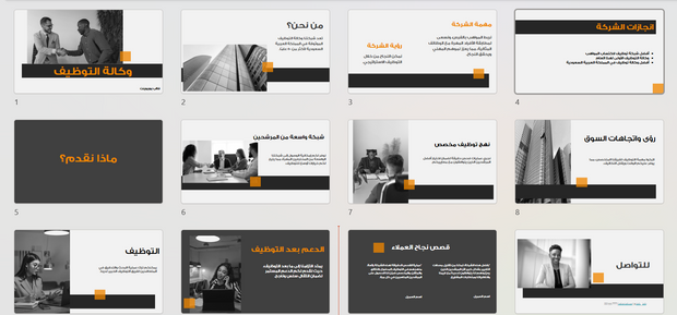 عرض تقديمي -وكالة التوظيف-14 شريحة