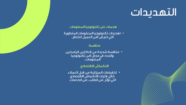 نموذج بوربوينت 12 سلايد متحرك - تحليل سواتنقاط القوة والضعف والفرص و التهديدات SWOT