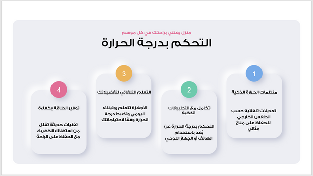 عرض تقديمي- شركة تقنيات المنازل الذكية-30 شريحة